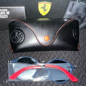 Brand new in box authentic Ray Ban Ferrari RB2447NM sunnies